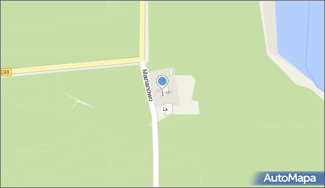 Marianowo, Marianowo, 1, mapa Marianowo