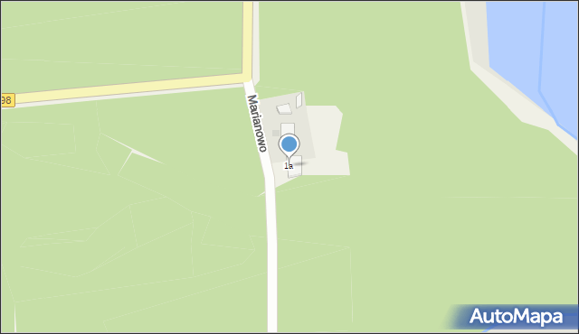 Marianowo, Marianowo, 1a, mapa Marianowo