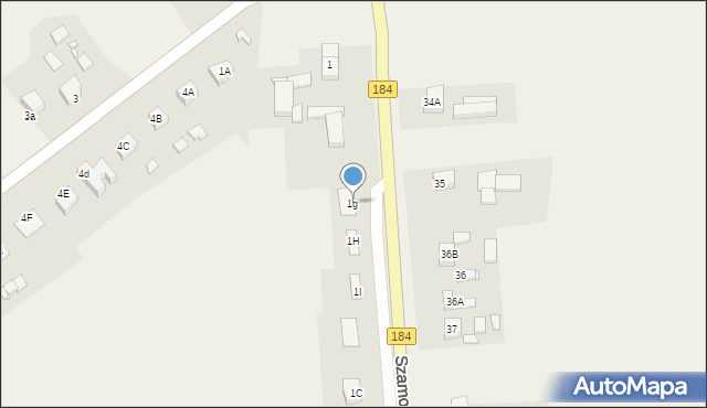 Marianowo, Marianowo, 1g, mapa Marianowo