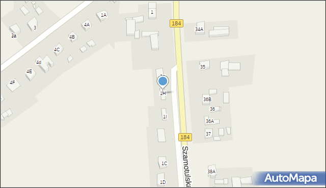 Marianowo, Marianowo, 1H, mapa Marianowo