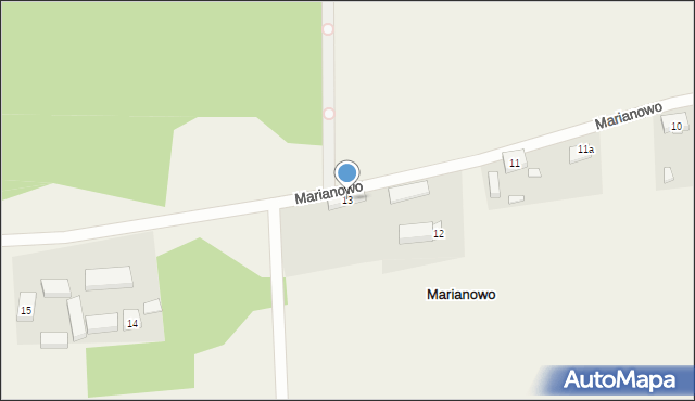 Marianowo, Marianowo, 13, mapa Marianowo