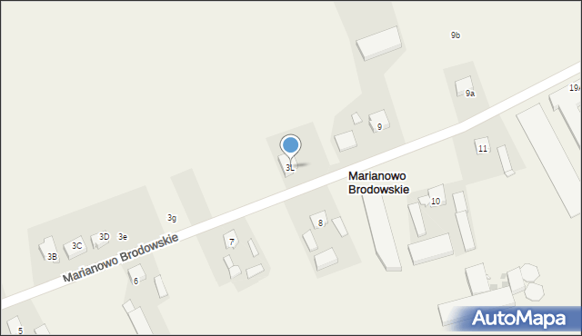 Marianowo Brodowskie, Marianowo Brodowskie, 3L, mapa Marianowo Brodowskie