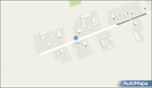 Marianowo Brodowskie, Marianowo Brodowskie, 4, mapa Marianowo Brodowskie