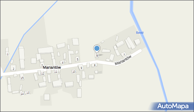 Mariantów, Mariantów, 6, mapa Mariantów