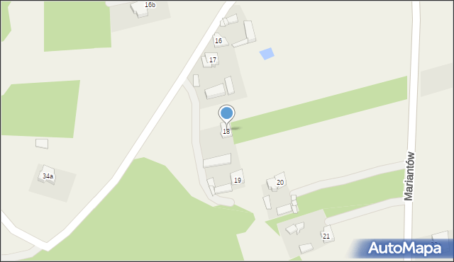 Mariantów, Mariantów, 18, mapa Mariantów