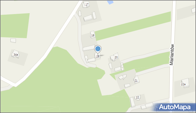 Mariantów, Mariantów, 19, mapa Mariantów