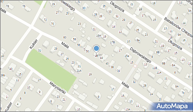 Marki, Mała, 46, mapa Marki