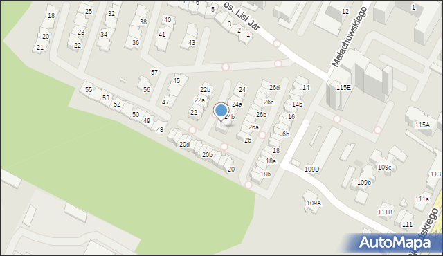 Marki, Małachowskiego Maksymiliana, 24c, mapa Marki