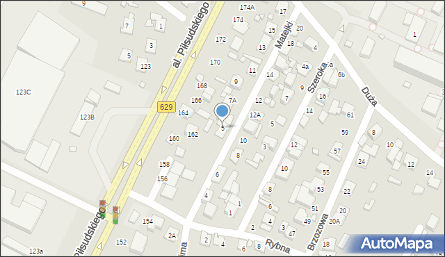 Marki, Matejki Jana, 5, mapa Marki