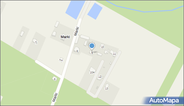 Marki, Marki, 9, mapa Marki