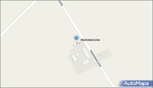 Markiewiczów, Markiewiczów, 3, mapa Markiewiczów