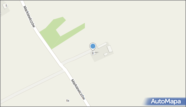 Markiewiczów, Markiewiczów, 6A, mapa Markiewiczów