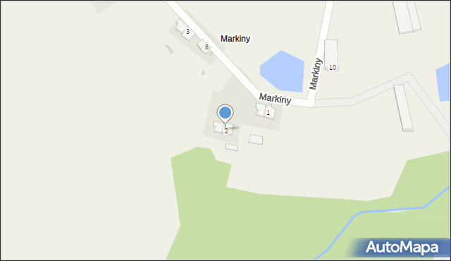 Markiny, Markiny, 2, mapa Markiny