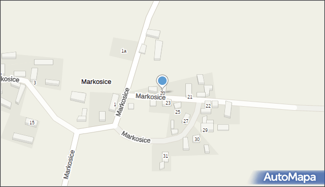 Markosice, Markosice, 20, mapa Markosice