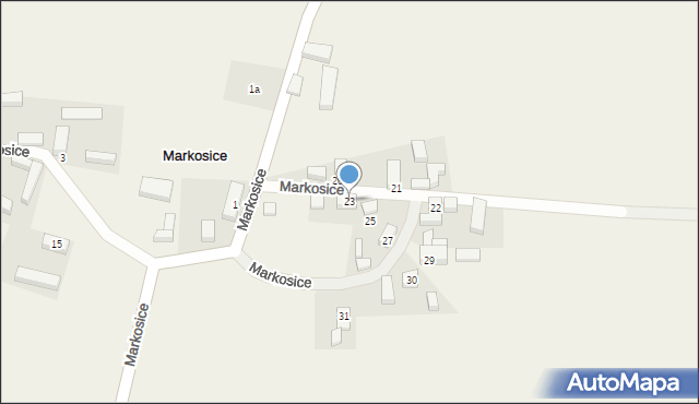 Markosice, Markosice, 23, mapa Markosice