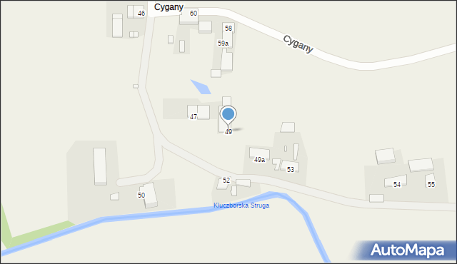 Markotów Duży, Markotów Duży, 49, mapa Markotów Duży