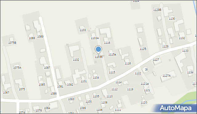 Markowa, Markowa, 1103b, mapa Markowa