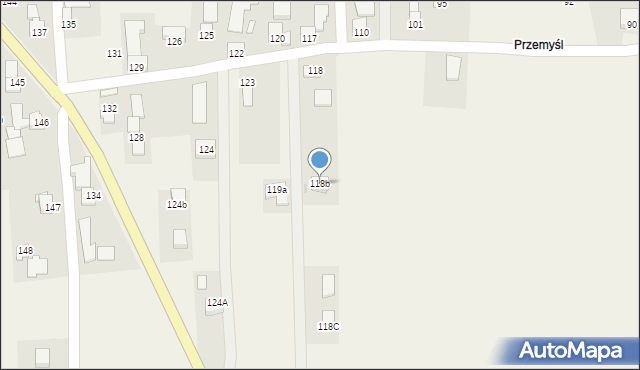 Markowa, Markowa, 118b, mapa Markowa