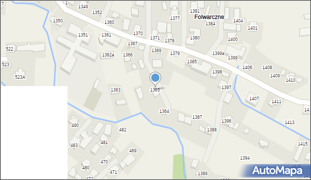 Markowa, Markowa, 1365, mapa Markowa