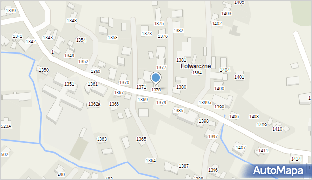 Markowa, Markowa, 1378, mapa Markowa