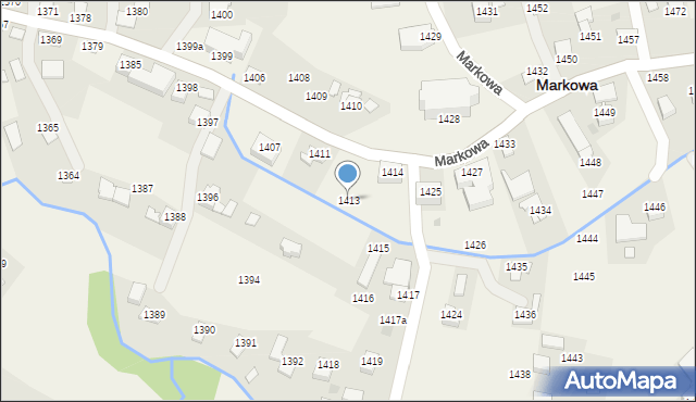 Markowa, Markowa, 1413, mapa Markowa