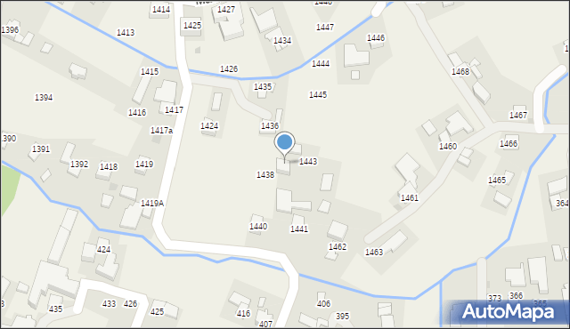 Markowa, Markowa, 1442, mapa Markowa