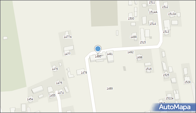 Markowa, Markowa, 1490, mapa Markowa