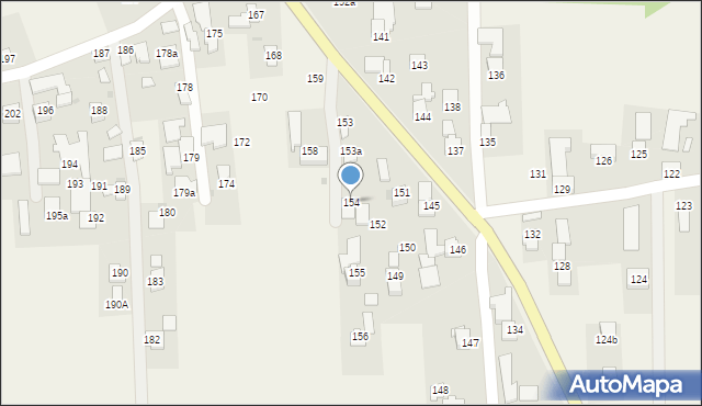 Markowa, Markowa, 154, mapa Markowa