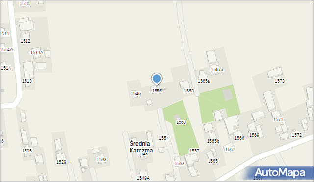 Markowa, Markowa, 1556, mapa Markowa