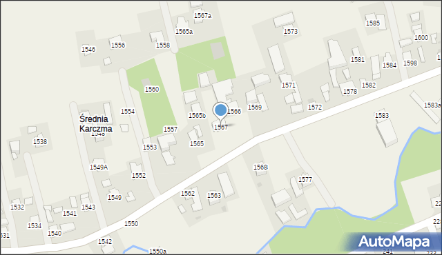 Markowa, Markowa, 1567, mapa Markowa