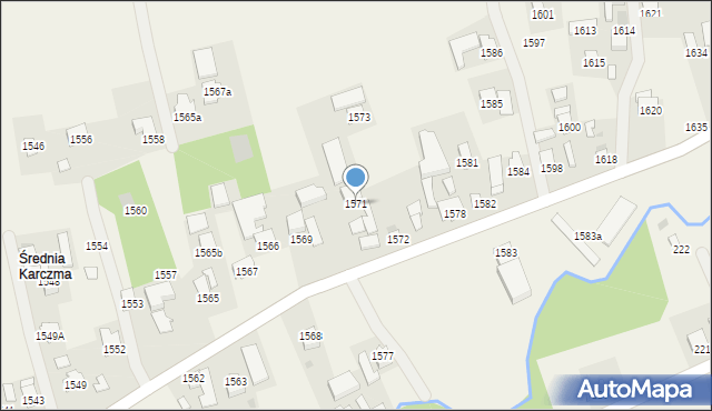 Markowa, Markowa, 1571, mapa Markowa