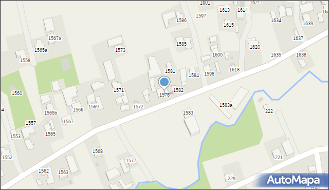 Markowa, Markowa, 1578, mapa Markowa