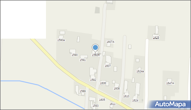 Markowa, Markowa, 1592A, mapa Markowa