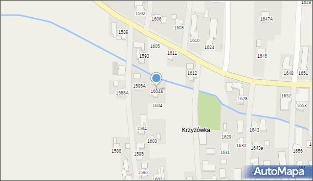 Markowa, Markowa, 1604a, mapa Markowa