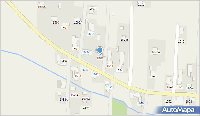 Markowa, Markowa, 1608, mapa Markowa