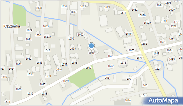 Markowa, Markowa, 1661, mapa Markowa