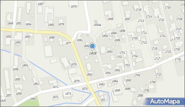 Markowa, Markowa, 1682a, mapa Markowa