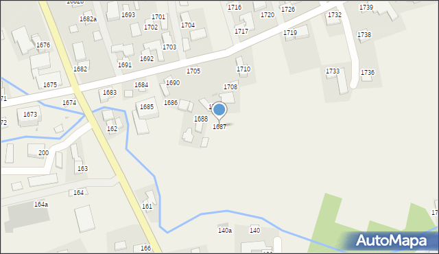 Markowa, Markowa, 1687, mapa Markowa