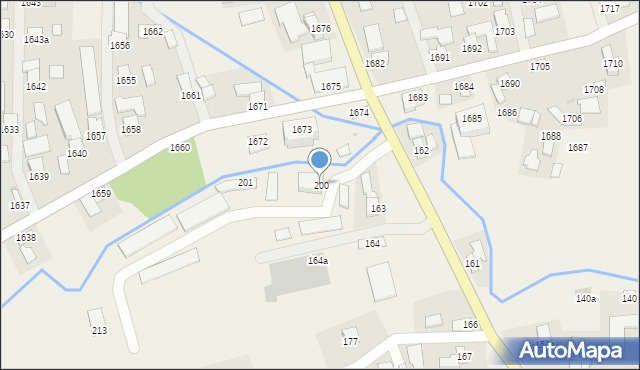 Markowa, Markowa, 200, mapa Markowa
