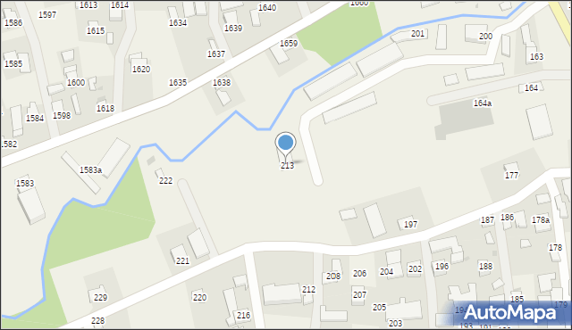 Markowa, Markowa, 213, mapa Markowa