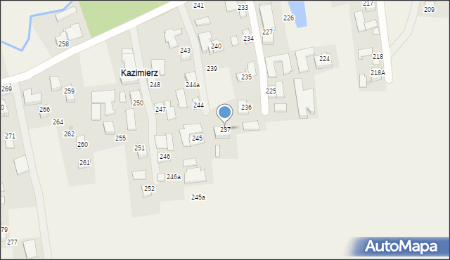 Markowa, Markowa, 237, mapa Markowa