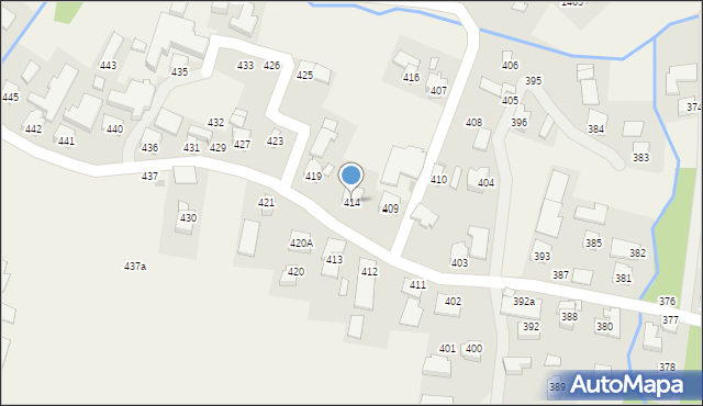 Markowa, Markowa, 414, mapa Markowa