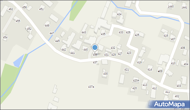 Markowa, Markowa, 436, mapa Markowa