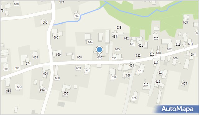 Markowa, Markowa, 640, mapa Markowa