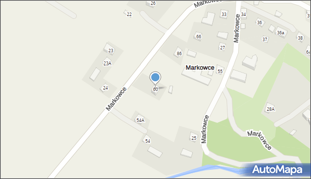 Markowce, Markowce, 60, mapa Markowce