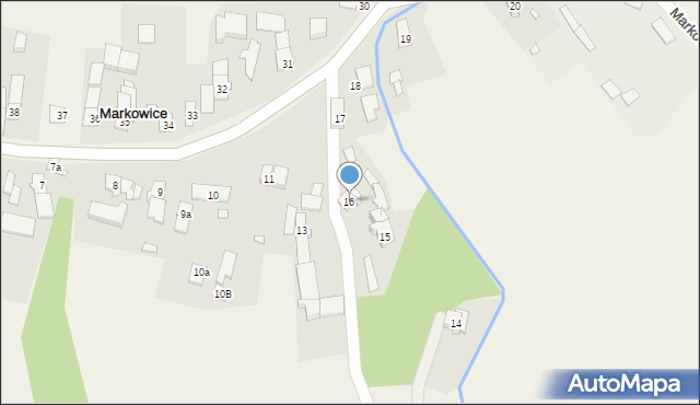 Markowice, Markowice, 16, mapa Markowice