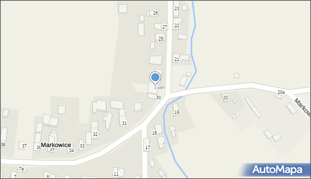 Markowice, Markowice, 29a, mapa Markowice