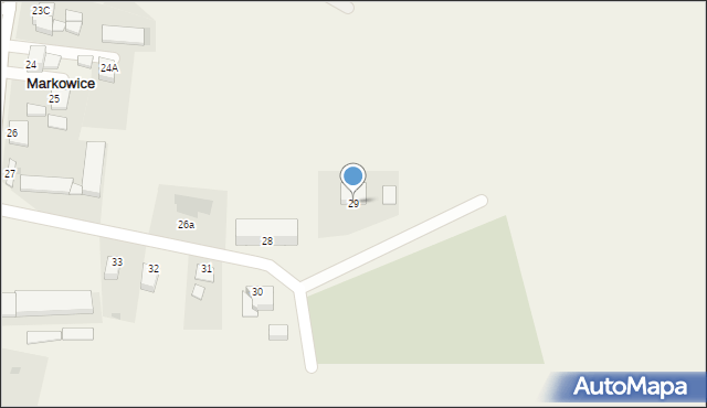 Markowice, Markowice, 29, mapa Markowice