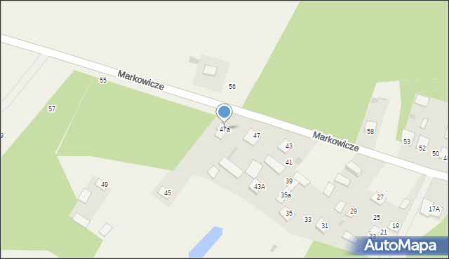 Markowicze, Markowicze, 47a, mapa Markowicze