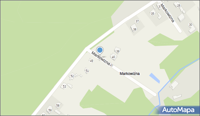 Markowizna, Markowizna, 44, mapa Markowizna